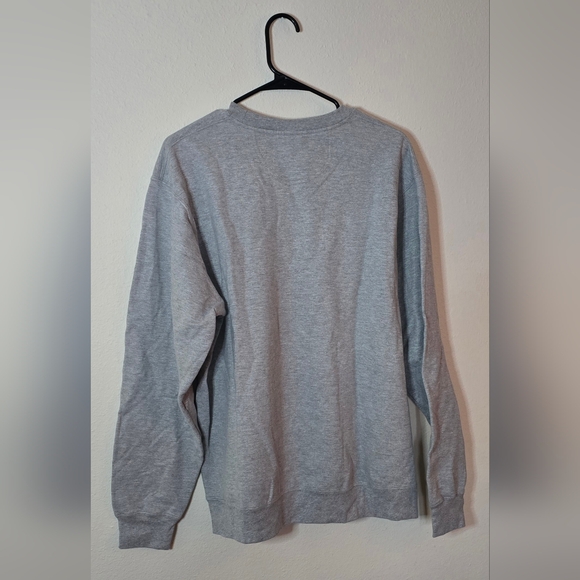 Disney Minnie Mouse Gray Cozy Lounge Wear Sweatshirt Size L - Picture 2 of 4